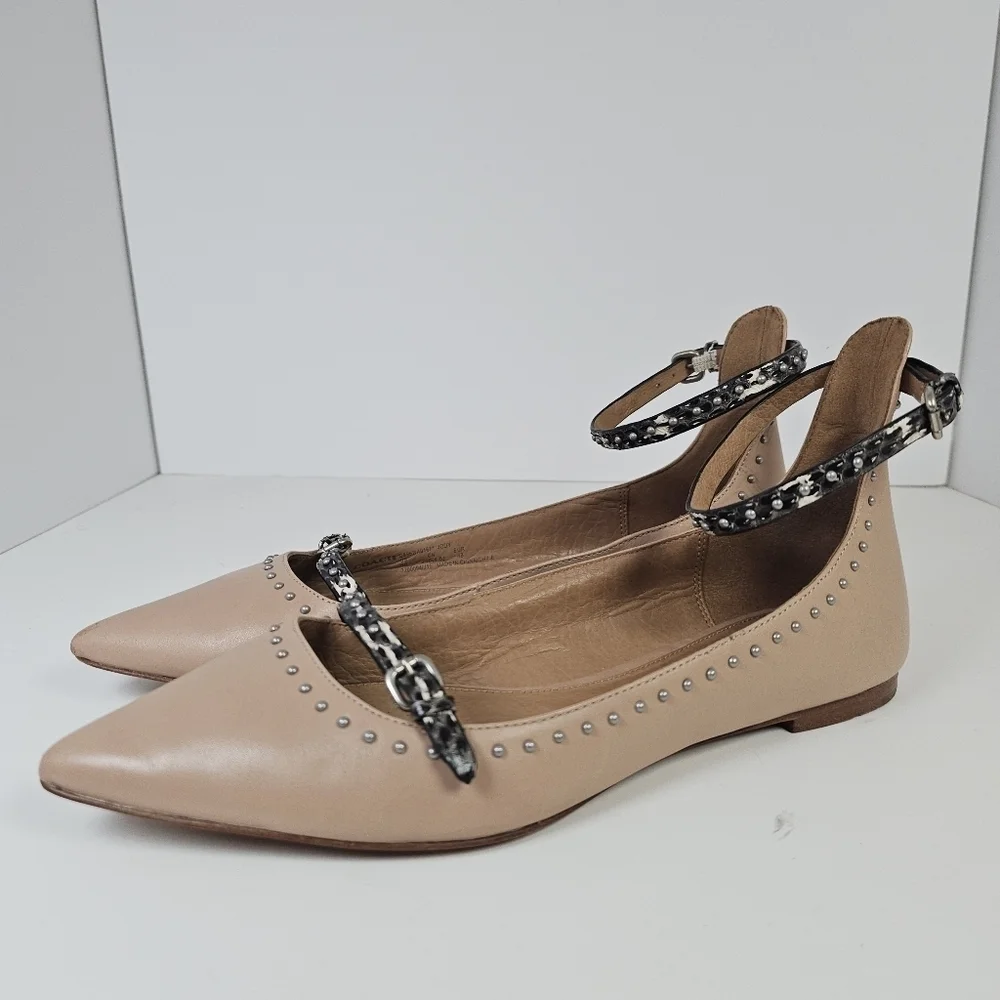 Coach Nude-Beachwood Jody Flats - Picture 4 of 15